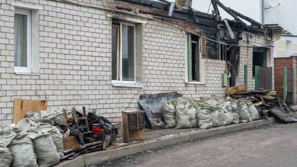 Professional Fire Damage Removal technician working in Phoenix, MD